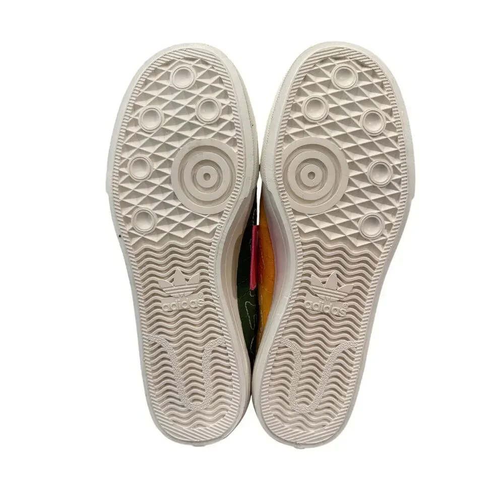 Adidas Nizza Low Pride Love Unites GW2419 M 7.5 / W 8.5 Rainbow Canvas NWT